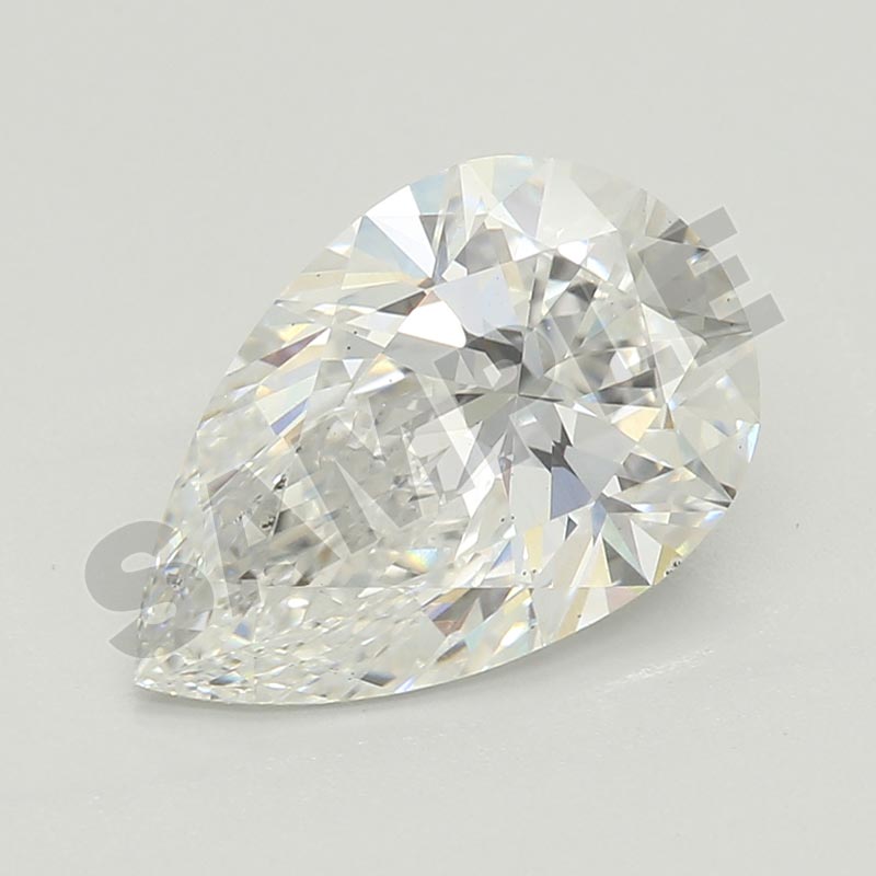 1.77 Carat Pear IGI Labgrown Diamond, With Certificate ID LG640437294