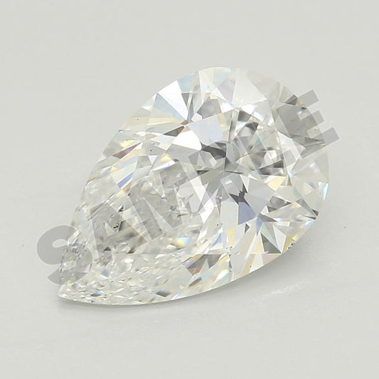 1.77 Carat Pear IGI Labgrown Diamond, With Certificate ID LG640437294