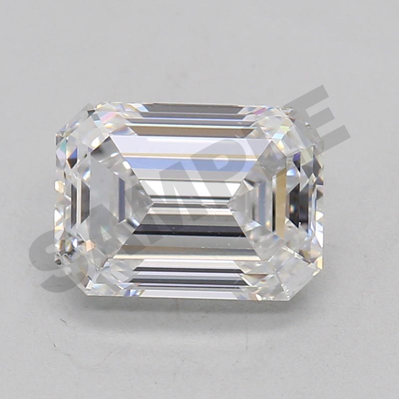 2.00 Carat Emerald IGI Labgrown Diamond, With Certificate ID LG61******
