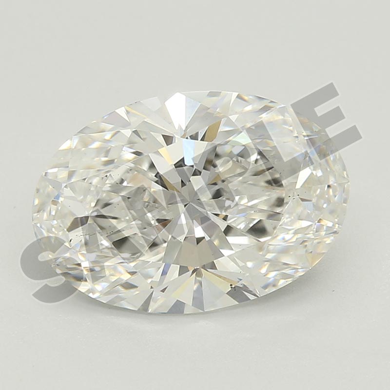 1.09 Carat Oval IGI Labgrown Diamond, With Certificate ID LG59******