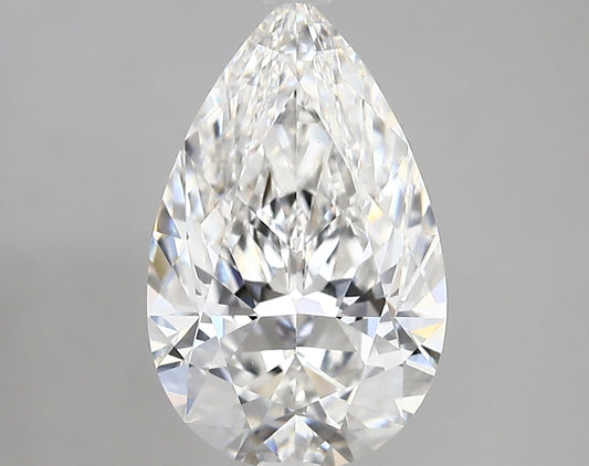 3.20 Carat Pear IGI Labgrown Diamond, With Certificate ID 692548183