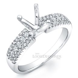 Platinum Classic Style Diamond Engagement Ring