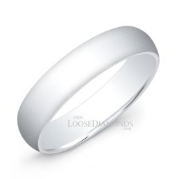 14k White Gold 6mm Comfort Fit Wedding Gold Band
